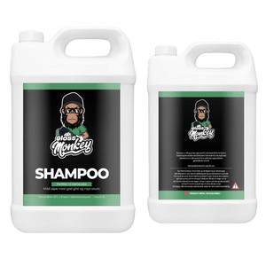 GlossMonkeyShampoo 5L bak og front